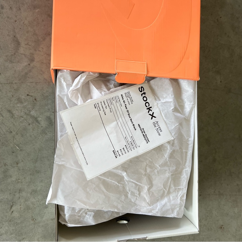 Nike Air Fear of God Raid Black